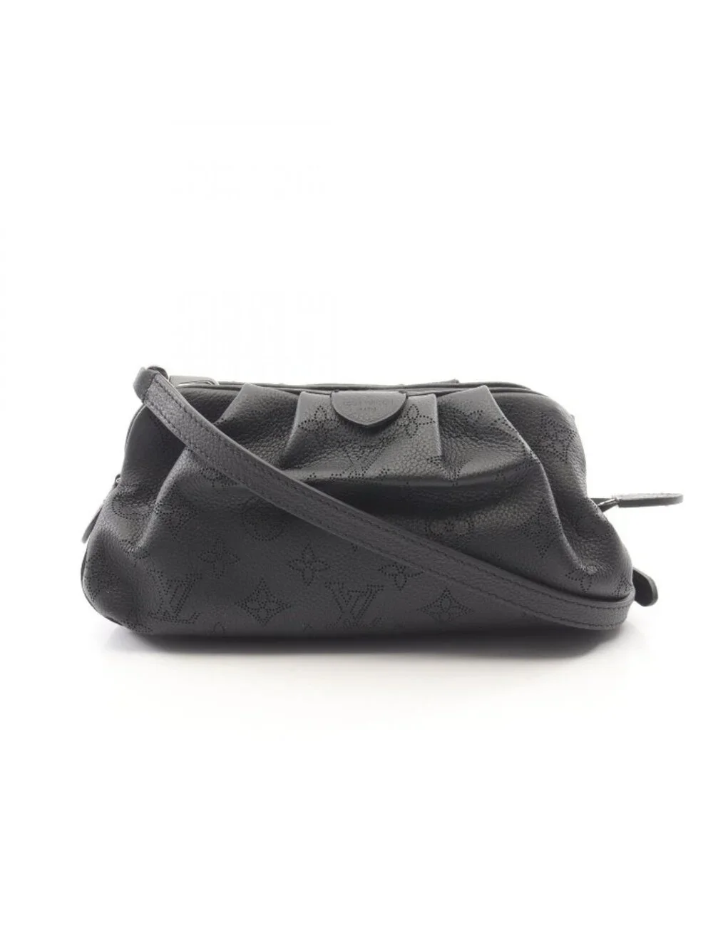 Louis Vuitton Shoulder Bag Scala Mini Mahina Noir Leather